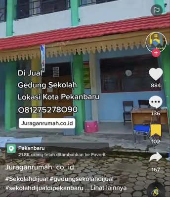 Viral Sekolah Dijual Lewat Akun Medsos, Netizen Minta Pemko Pekanbaru Segera Ambil Alih