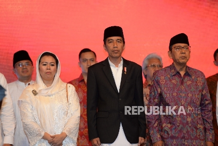 Jokowi. Kapolri dan Panglima TNI Hadiri Haul Gus Dur