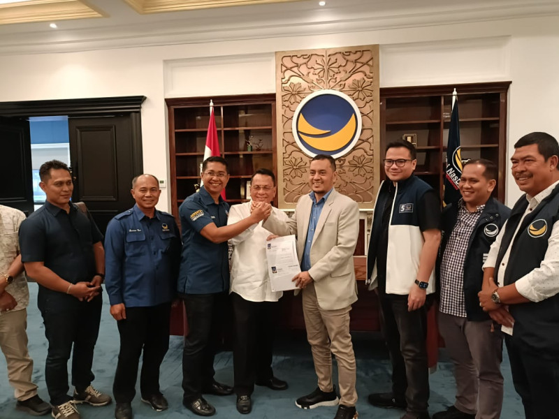 NasDem Usung Bistamam-Jhony Charles di Pilkada Rohil 2024