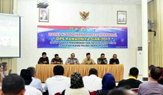 Hadapi Idul Fitri, Polres Inhil Gelar Rakor Lintas Sektoral