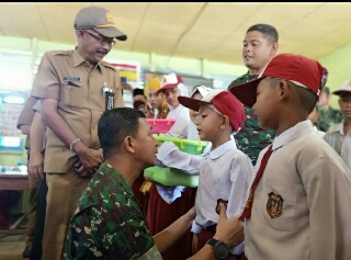 Di Hari Guru SDN Sungai Beringin Dapat Kunjungan Istimewa 