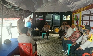 Kendalikan Penyebaran Covid-19, Polres Kuansing Gunakan Smart Helmet di Pilkada Serentak