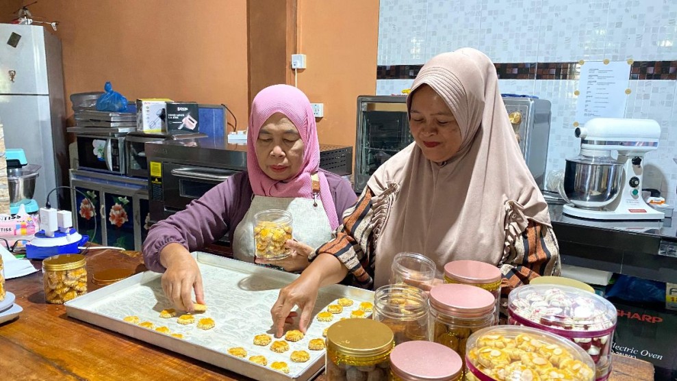 Sentuhan CSR BRK Syariah, UMKM KUBE Lengkuas Jaya Makin Naik Kelas