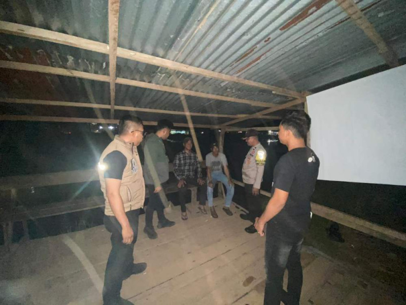 Ciptakan Suasana Kondusif Pilkada 2024, Polsek Pulau Burung Gelar Patroli Malam