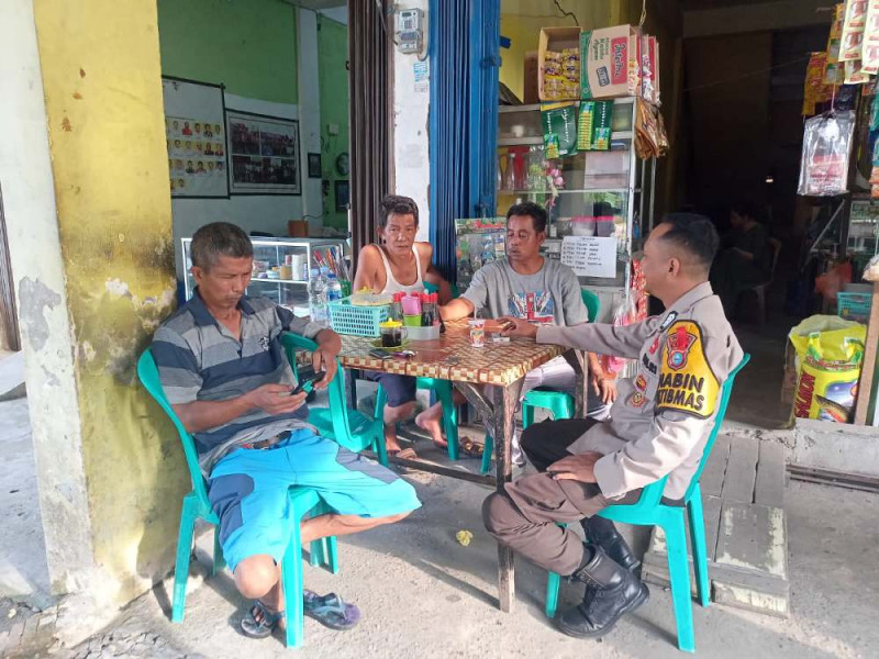 Bhabinkamtibmas Bripka Erdo Minta Masyarakat Jaga Persatuan Pilkada 2024