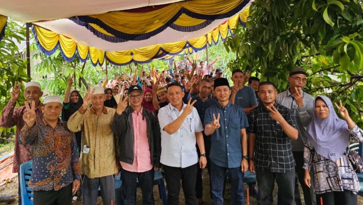 Meski Diguyur Hujan, Kampanye Dani M Nursalam Tetap Ramai Didatangi Warga