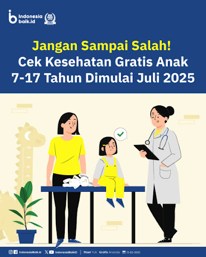 Mulai Juli Ini, Cek Kesehatan Gratis Anak Sekolah Sasar 53 Juta Siswa, Pemeriksaan Apa Saja?