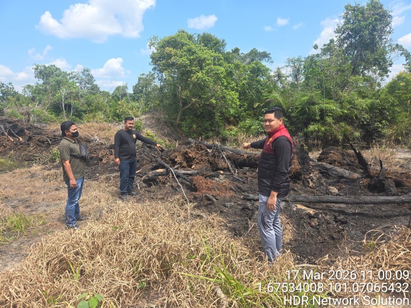 Polres Rohil Amankan Pelaku Karhutla di Kecamatan Tanah Putih