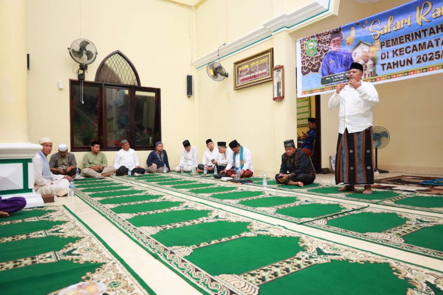 Safari Ramadhan ke Kampung Buatan Besar, Bupati Siak Alfedri: Ramadhan Bulan Penuh Berkah