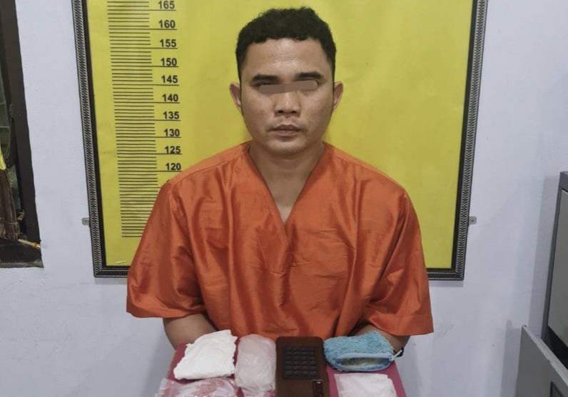 Berhenti Jadi Satpam, Pria Ini Malah Jadi Pengedar Sabu di Inhu