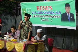 Reses Perdana Adek Chandra Dihadiri Ratusan Masyarakat 