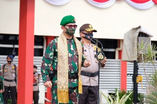 Ini Nostalgia Saya Dulu, Pangdam I/BB yang Putra Seorang Prajurit Brimob Berkunjung ke Polda Riau