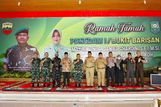 Bupati Siak Terima Kunjungan Pangdam I/BB Mayjen TNI Ahmad Daniel Chardin