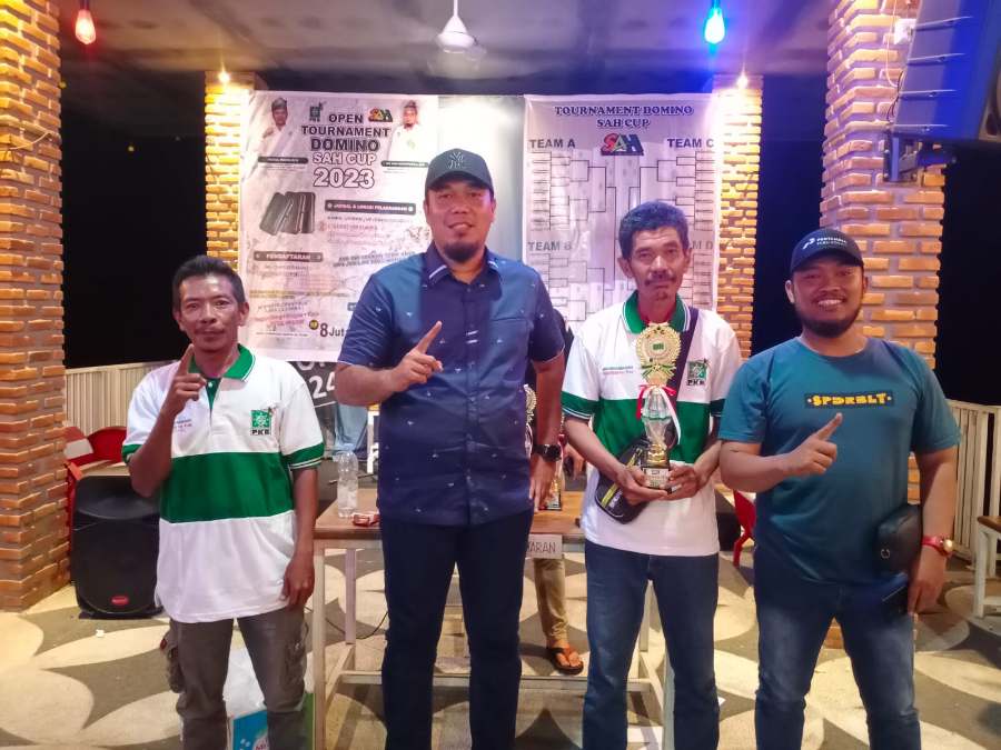Group Sahabat Putut Wijanarko Sabet Juara 2 Open Turnamen Domino SAH 2023