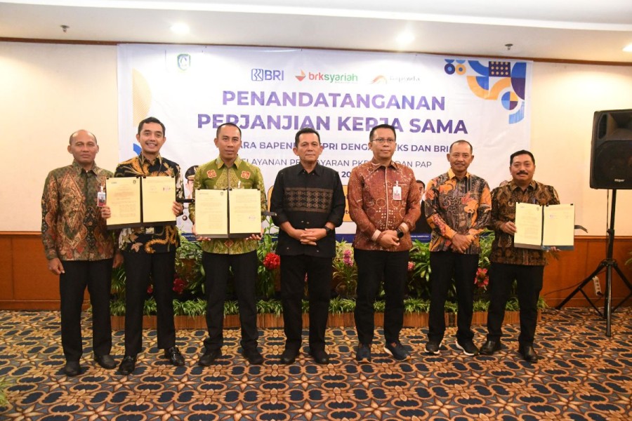 BRK Syariah Tanjungpinang dan Bapenda Kepri Jalin Kerjasama Layanan Pembayaran Pajak Daerah