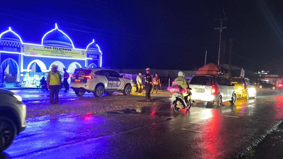 Situasi Kondusif di H+7, Ditlantas Polda Riau Perkuat Pengamanan Jelang Puncak Arus Balik