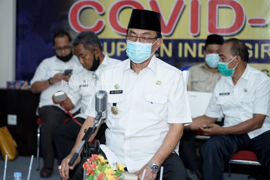 Ikuti FGD Online, Bupati Wardan Paparkan Kondisi Terkini Perkebunan Kelapa di Inhil
