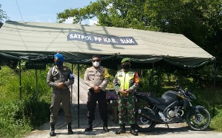 Perketat Pintu Keluar Masuk, Pengamanan Gabungan Siaga 24 Jam di Posko