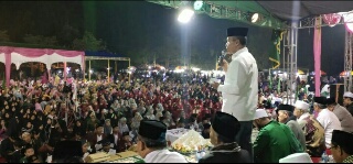 Ribuan Masyarakat Siak Ikuti Gebyar Sholawat di Harlah NU 