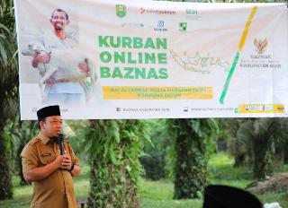 Baznas Pusat Salurkan 100 Ekor Domba untuk Baznas Kabupaten Siak