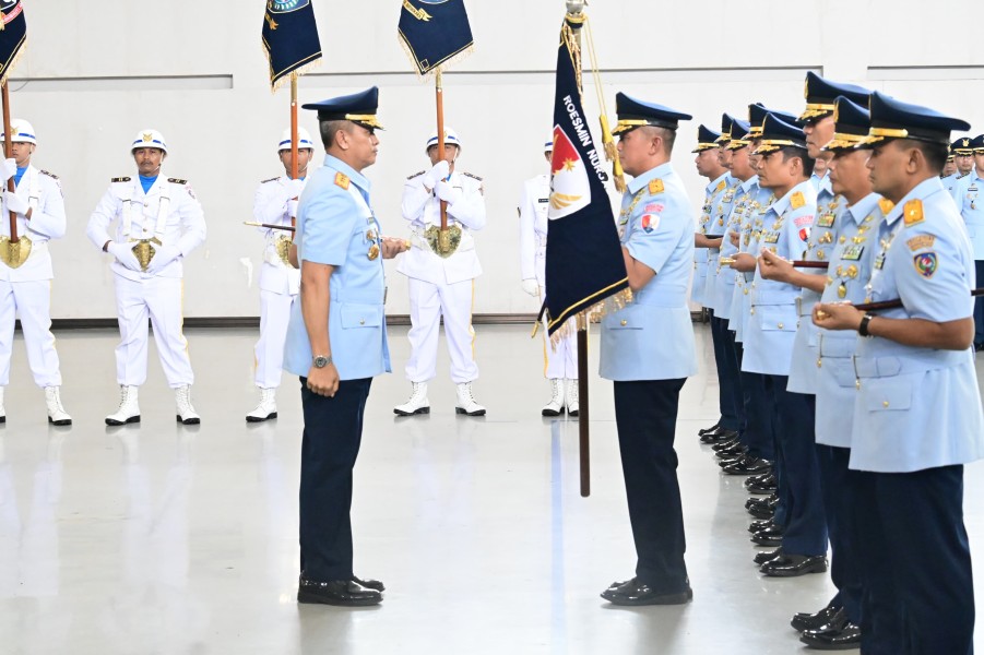Gantikan Marsma TNI Feri Yunaldi, Marsma TNI Abdul Haris Resmi Jabat Danlanud Roesmin Nurjadin