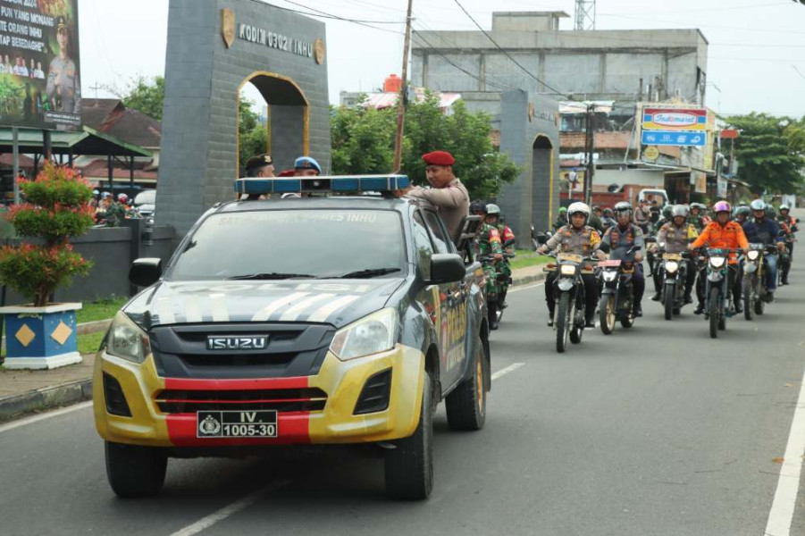 Patroli Simpatik Sinergitas Ciptakan Pilkada Damai di Indragiri Hulu