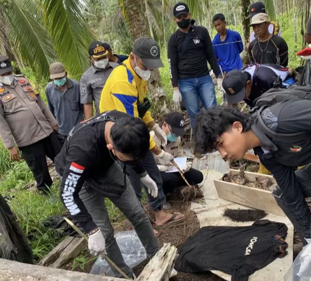 Kerangka Manusia Ditemukan Warga di Desa Sungai Asam