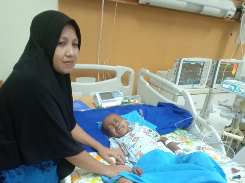 Anak Penderita Tumor dari Inhil Butuh Uluran Tangan Dermawan