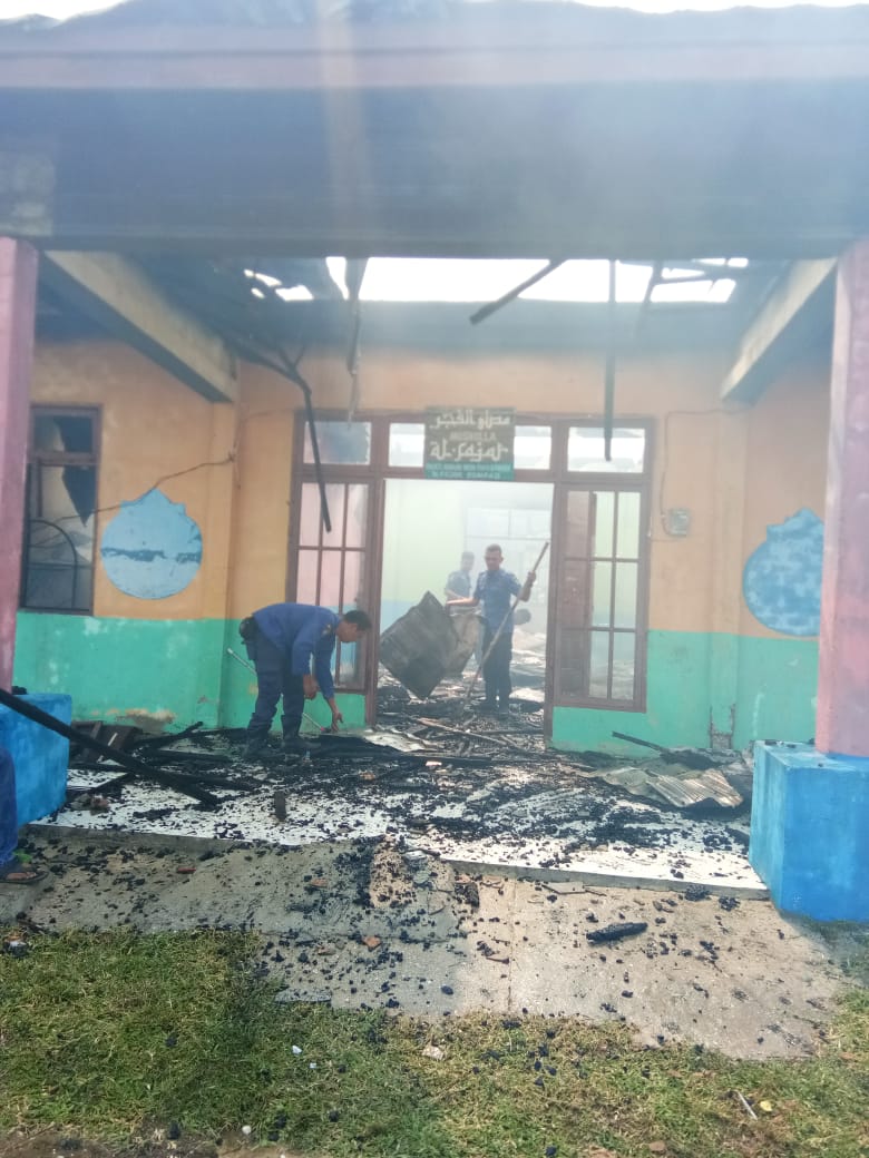 Panti Asuhan Anak Yatim Piatu dan Dhuafa Bengkalis Terbakar, Diduga Ini Penyebabnya