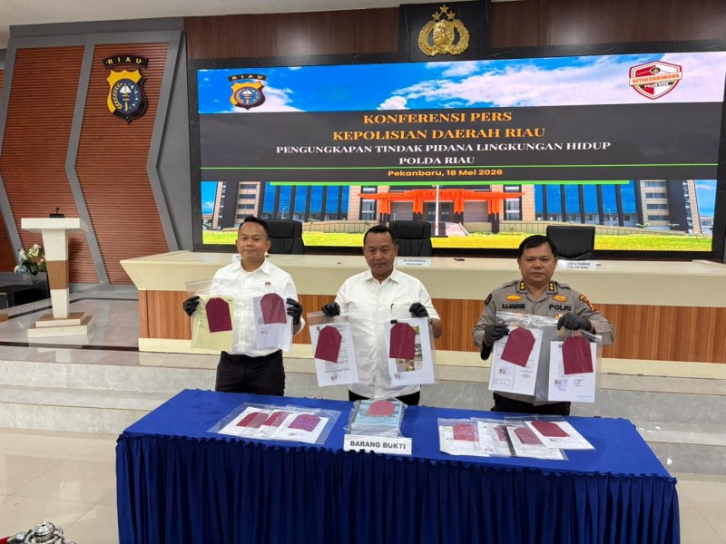 Polda Riau Tetapkan Korporasi Sawit Tersangka, Kerugian Lingkungan Capai Rp187 Miliar