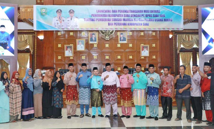 Pemkab Siak Luncur Program Subsidi Margin Untuk Pelaku UMKM dan Peternak