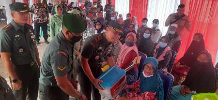 Danrem 031 Wirabima Kunker ke Inhu: Giat Donor Darah & Bagikan Sembako
