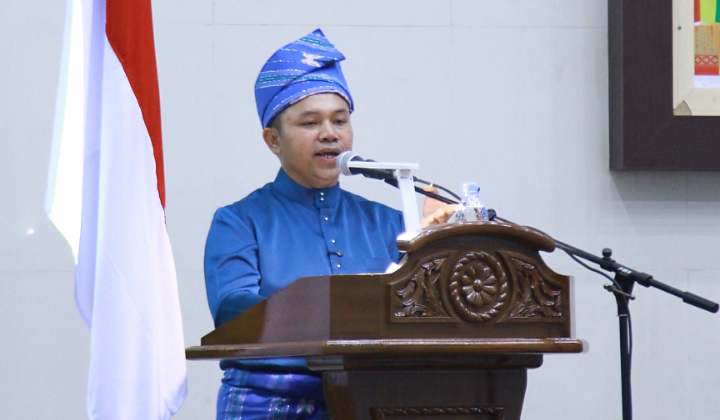 Ketua DPRD Iwan Taruna Pimpin Rapat Paripurna Istimewa Sempena Milad ke-60 Inhil