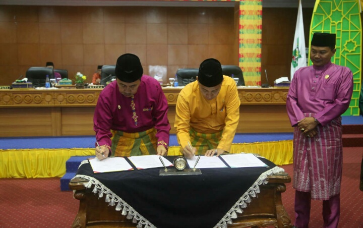 DPRD Kabupaten Siak Sahkan RPJMD Tahun 2016-2021