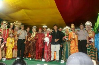 Kapolres dan Jajaran Hadiri Festival Budaya Penganten Sahur