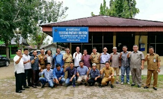 Mempererat Silaturahmi, Bupati H.Mursini Kunjungi Sekretariat PWI Kuansing