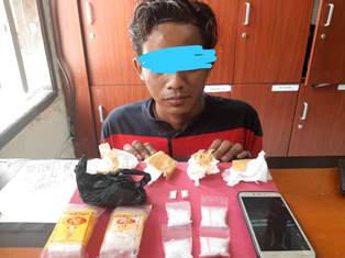 Polres Siak Amankan Dua Pelaku di Siak Terkait Narkoba