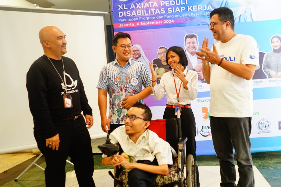 Peduli Disabilitas, 20 Penyandang Disabilitas Ikuti Program Magang di XL Axiata