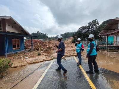 Pasca Diterjang Longsor, Listrik di Pulau Serasan Natuna Kembali Menyala