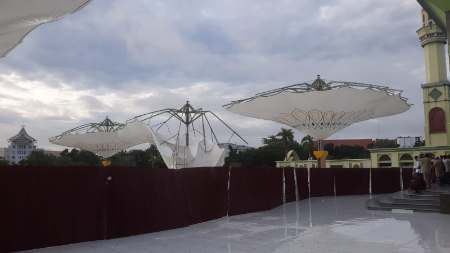 'Nyanyian' Sekda Sampai ke Telinga Jaksa, Kejati Riau Dalami Proyek Payung Elektrik Masjid Raya Annur