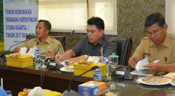 Fauzi Asni Pimpin Rapat Forum Koordinasi BPJS Kesehatan Kab.Siak