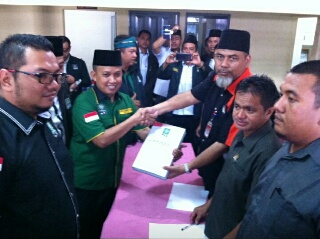 PKB Inhil Serahkan Dokumen Pendaftaran Parpol Peserta Pemilu ke KPU