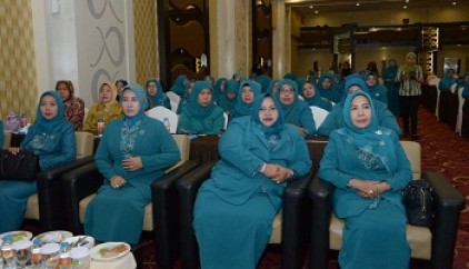  Ketua TP PKK Bengkalis Hadiri Rakon Tingkat Provinsi Riau