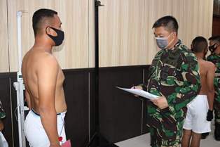 12 Calon Tamtama Asal Panda Lanud Rsn Ikuti Seleksi Tingkat Pusat