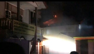 Kantor DPC Partai Hanura Inhu Terbakar, Telan Kerugian Ratusan Juta 