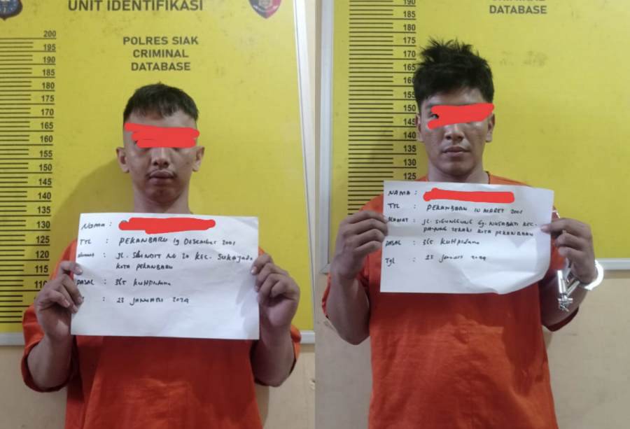 Dihadang Ditabrak Tetap Lolos, Dua Pelaku Jambret di Siak Menyerah Usai Peluru Dimuntahkan