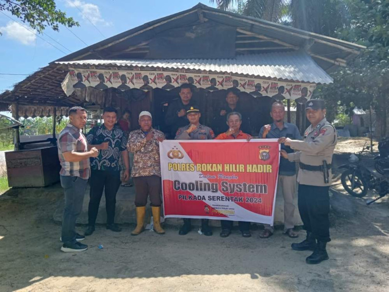 Ciptakan Kamtibmas Pilkada, Kapolres Rohil Pesan ke Masyarakat Tangkal Berita Hoax