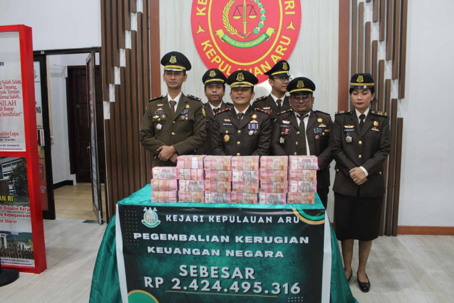 Kejari Kepulauan Aru Selamatkan Rp 2,3 Miliar dari Sejumlah Kasus Korupsi