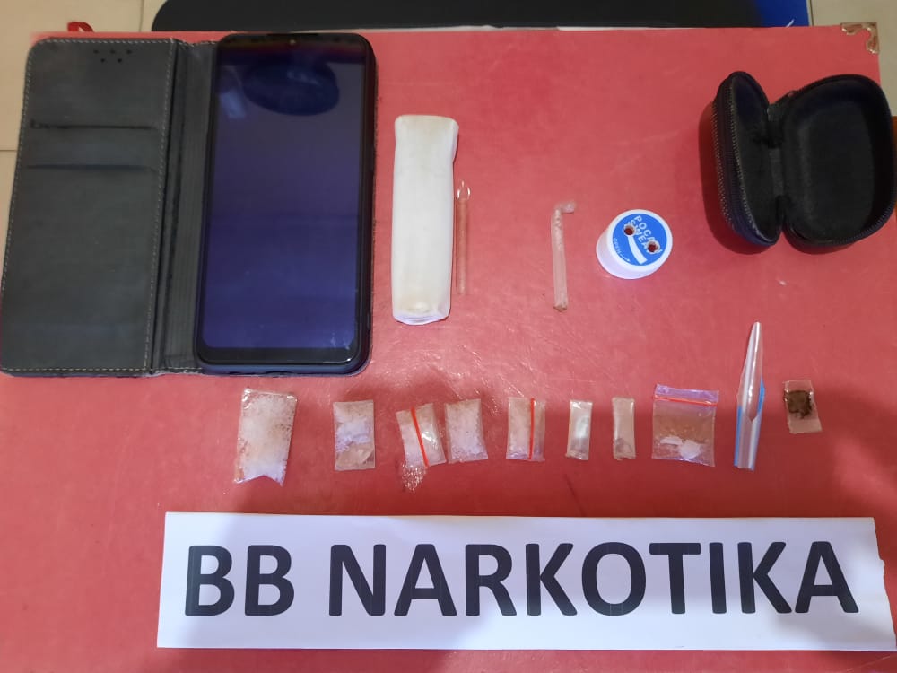 Polisi Tangkap Kurir Shabu saat Beraksi di Keritang