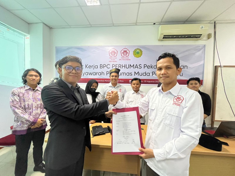 Yhudi Juliandra D Pimpin Perhumas Muda Pekanbaru Periode 2022-2024